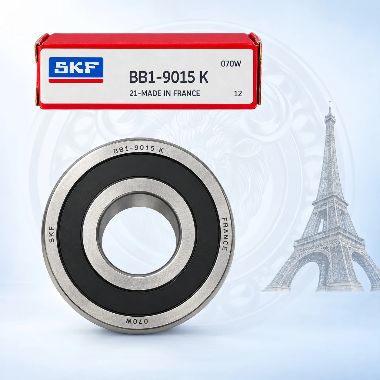 SKF BB1-9015 K — обработанное каталожное изображение с реконструкцией по вторичным фото: Подшипник SKF BB1-9015 K