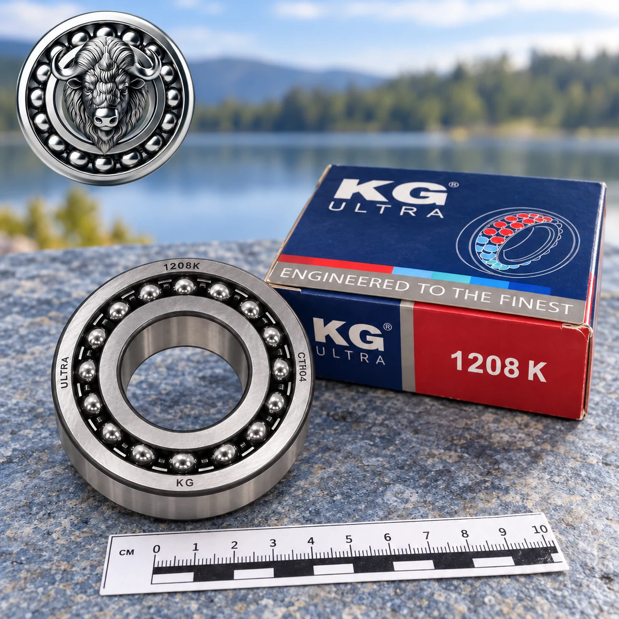 Подшипник 1208 K KG и упаковка: 1208 K KG